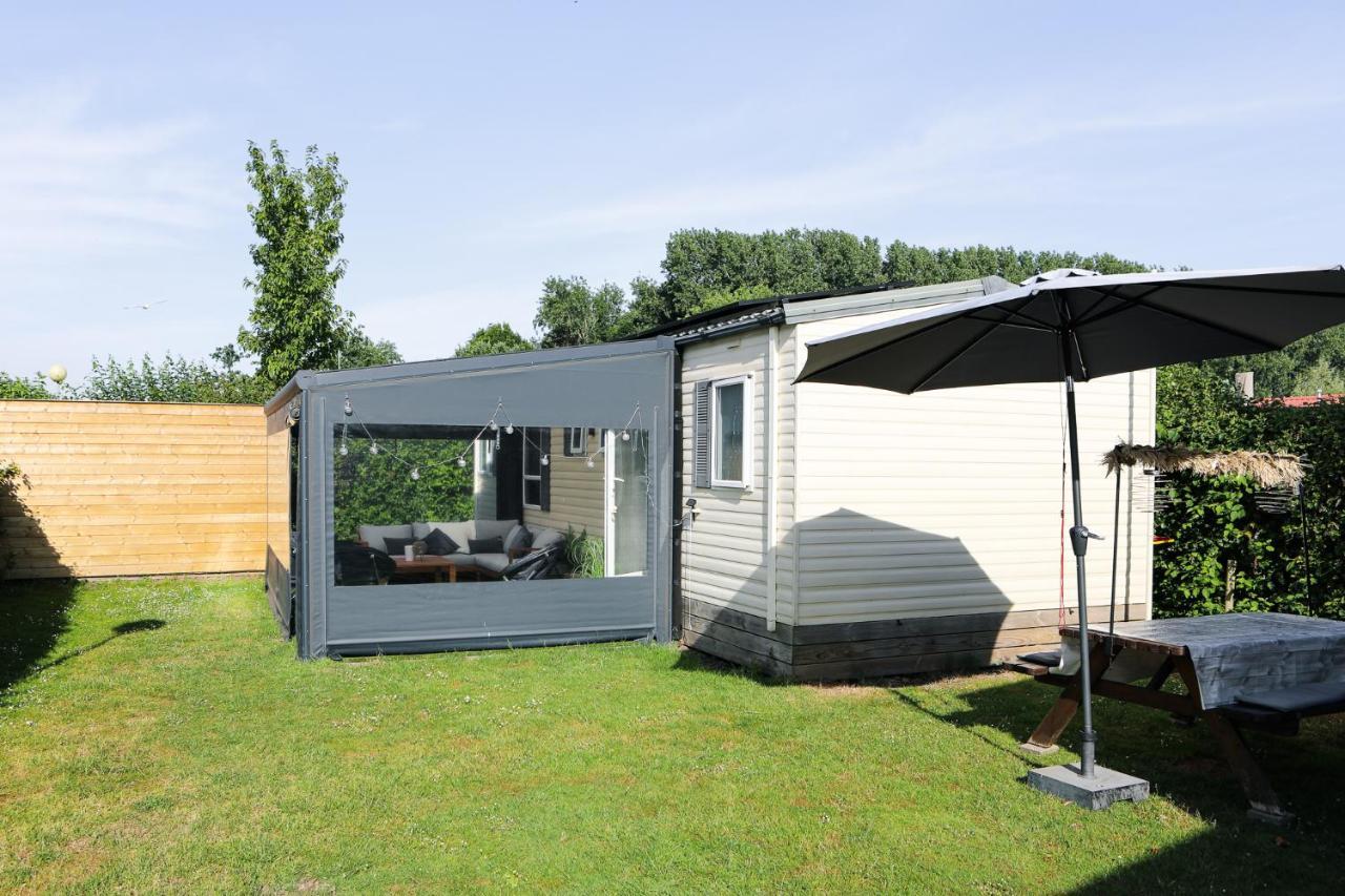 Chalet Op 5* Camping De Paardekreek Kortgene Dış mekan fotoğraf